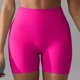 thumbnail image 2 of Pantalones cortos de entrenamiento sin costuras para mujer - Entrepierna de 4,5 pulgadas, contorno de glúteos, banda acanalada baja, nailon y spandex, aptos para el gimnasio y el yoga, 2 of 5