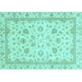 thumbnail image 1 of Ahgly Company Indoor Rectangle Abstract Light Blue Modern Area Rugs, 8' x 10', 1 of 4