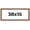 Berry, variant on 38x15 Dark Brown Bamboo Real Wood Picture Frame Width 1.5 inches | Interior Frame Depth 0.5 inches