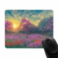 thumbnail image 2 of Computer Art Floral Mouse pad Design, high-end Texture Plant Mouse Pads, Square Cute Mouse Pads for Wireless Mouse, Decoration Desktop Accessories, 2 of 4