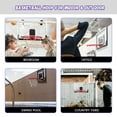 VIRNAZ Indoor Basketball Hoop Over the Door with Electronic Scoreboard