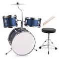 thumbnail image 1 of Batería Irfora Juego de batería para niños de 14 pulgadas y 3 piezas con trono ajustable Pedal de platillo Baquetas Instrumento musical para niños Niños principiantes Irfora Batería, 1 of 7