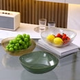 thumbnail image 4 of Assiette à Fruits Réutilisable Transparente Grande Capacité Plateau à Fruits Vert Foncé, 4 of 6