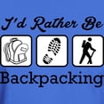 thumbnail image 3 of CafePress - I'd Rather Be Backpacking T Shirt - Men's Classic Graphic Cotton T-Shirt, 3 of 4