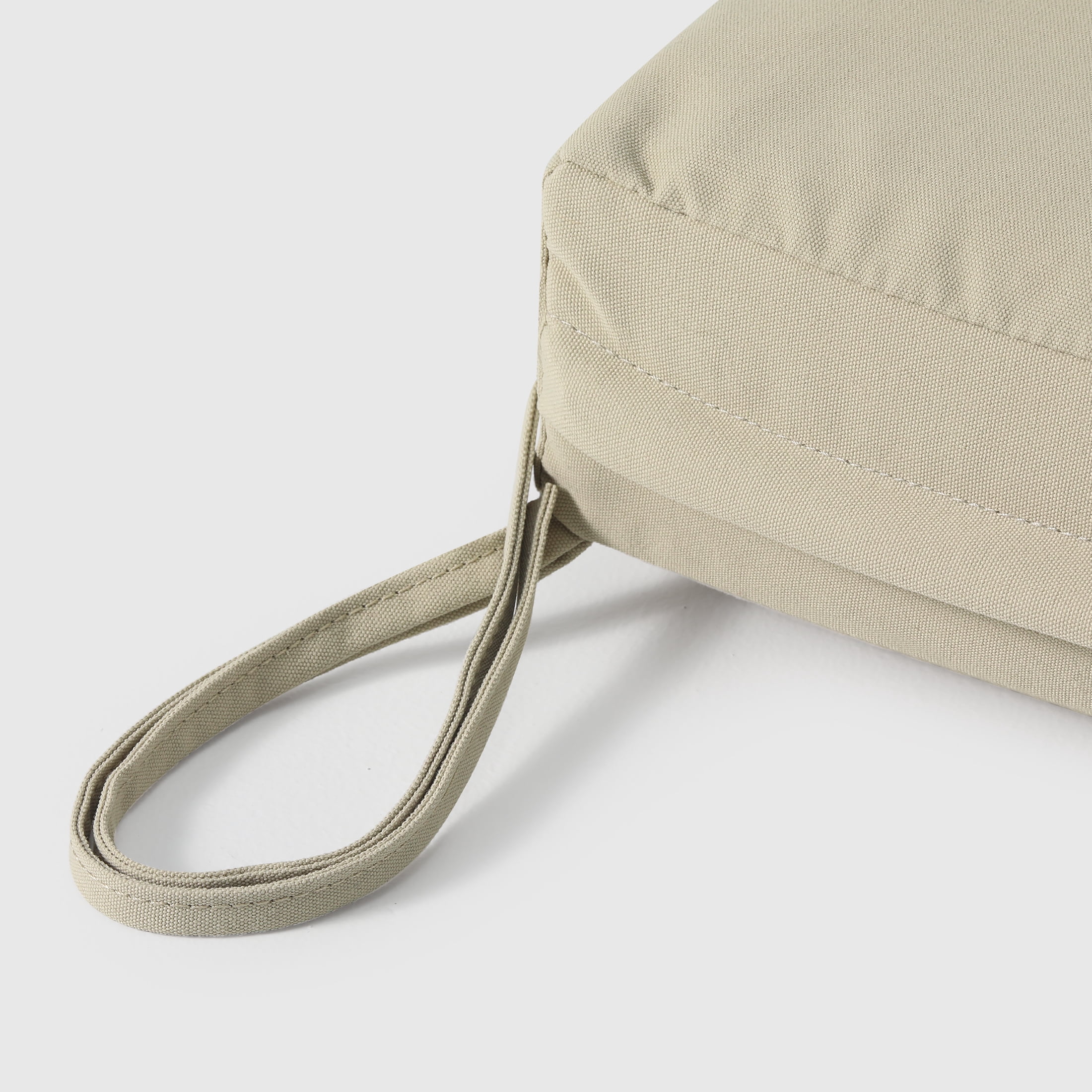 WestinTrends Solace Outdoor Patio Furniture Seat Chair Square Cushions Without Welt, Set of 2, 20" x 19", Beige