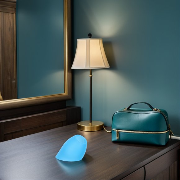 SHOWERORO 2Ud Pantalla Inclinada Plástica Azul Para Caballete Ideal Para Iluminación En El Hogar