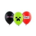 thumbnail image 1 of 6-Pack Minecraft Latex Balloons 30cm, 1 of 2