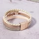 thumbnail image 3 of Pulseras envolventes bohemias, brazalete de cuero, pulseras con cuentas doradas para mujer, pulseras infinitas apilables, joyería con cierre, 3 of 6
