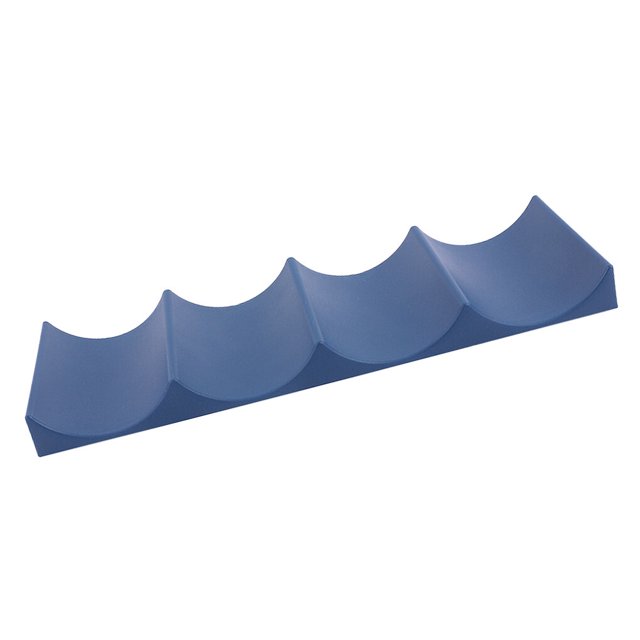Yuarrent Estante para botellas, accesorio de bricolaje, soporte de lata de tamaño compacto de 1 nivel, soporte de lata, montaje de almacenamiento Organizadores de utensilios de cocina azul oscuro Yuarrent HA004114-04B