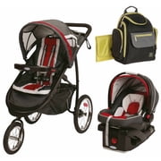 Graco Fast Action Fold Jogger Click Connect Travel System, Chili Red save 30% on Diaper Back Pack