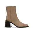 thumbnail image 2 of Sam Edelman Winnie Taupe Squared Toe Stacked Block Heel Fashion Ankle Booties (Taupe, 9), 2 of 3