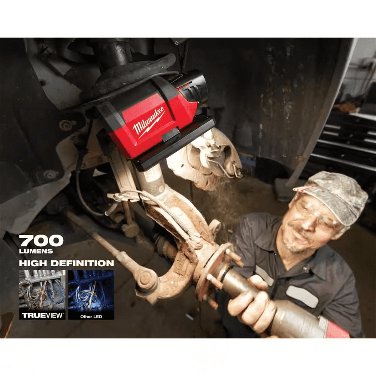 Milwaukee Tool M12 ROVER Rechargeable Service and Repair Light with 24 Hour Battery and USB Charger Walmart