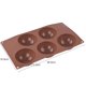 thumbnail image 5 of Molde para pasteles de silicona de grado alimenticio, fácil de desmoldar, diseño hemisférico, molde para chocolate para hornear, 5 of 8