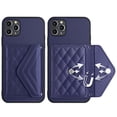 thumbnail image 7 of Allytech iPhone 11 Pro Max Wallet Case with Hand Wrist, PU Leather RFID Blocking Cards Slots Shockproof Stand Feature Bumper Magnetic Closure Slim Shell Phone Case for Apple iPhone 11 Pro Max, Blue, 7 of 7