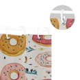 thumbnail image 5 of Yayeee Shower Curtain with Hooks 72"x72" Waterproof Fabric Bathroom Hanging Decor, Pink Donut, 5 of 5