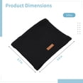 thumbnail image 5 of 3PCS Winter Neck Warmers for Men & Women, Cozy Fleece Lined Neck Gaiter, Sturdy Knit Constructed Scarf for Skiing, Running, and Cycling, 8.7" x 9.8", 5 of 6