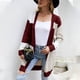thumbnail image 2 of Cárdigan para mujer Cárdigan con frente abierto Suéteres Moda Color a juego Mangas largas Punto Suelto Tops Blusa Suéter Odeerbi  ODB-5, 2 of 5