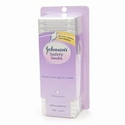 Johnsons Pure Cotton Safety Swabs For Children - 185 Ea, 6 Pack