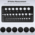 thumbnail image 6 of 2X Drill Bit Gauge 1/16 Inch to 1/2 Inch, Screw Size and Thread Gauge Inches & Decimal Drill Gauge Drill Bit Size Guide,2 x Drill Bit Gauge,Black, 6 of 8