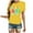 Yellow, variant on YANHAIGONG Funny Eggs Happy Easter Shirts for Women,Easter Shirts for Women with Eggs Graphics,Casual Loose Plus Size Short Sleeves Round Neck T Shirts Easter Egg Holiday Shirt Tops
