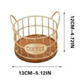 thumbnail image 3 of Luoshdecor Coffee Pod Holder,Wire K Cup Storage with Wooden Base - Large Capacity Slim Design for Coffee Bar ,Office Desktop,Kitchen, 3 of 7
