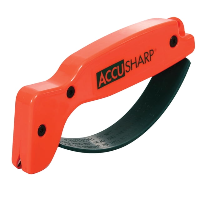 Afilador de cuchillos AccuSharp con mango ergonómico Blaze Orange