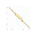thumbnail image 3 of 14K Yellow Gold bracelet Childrens Figaro 5.5 in 5 mm, 3 of 4