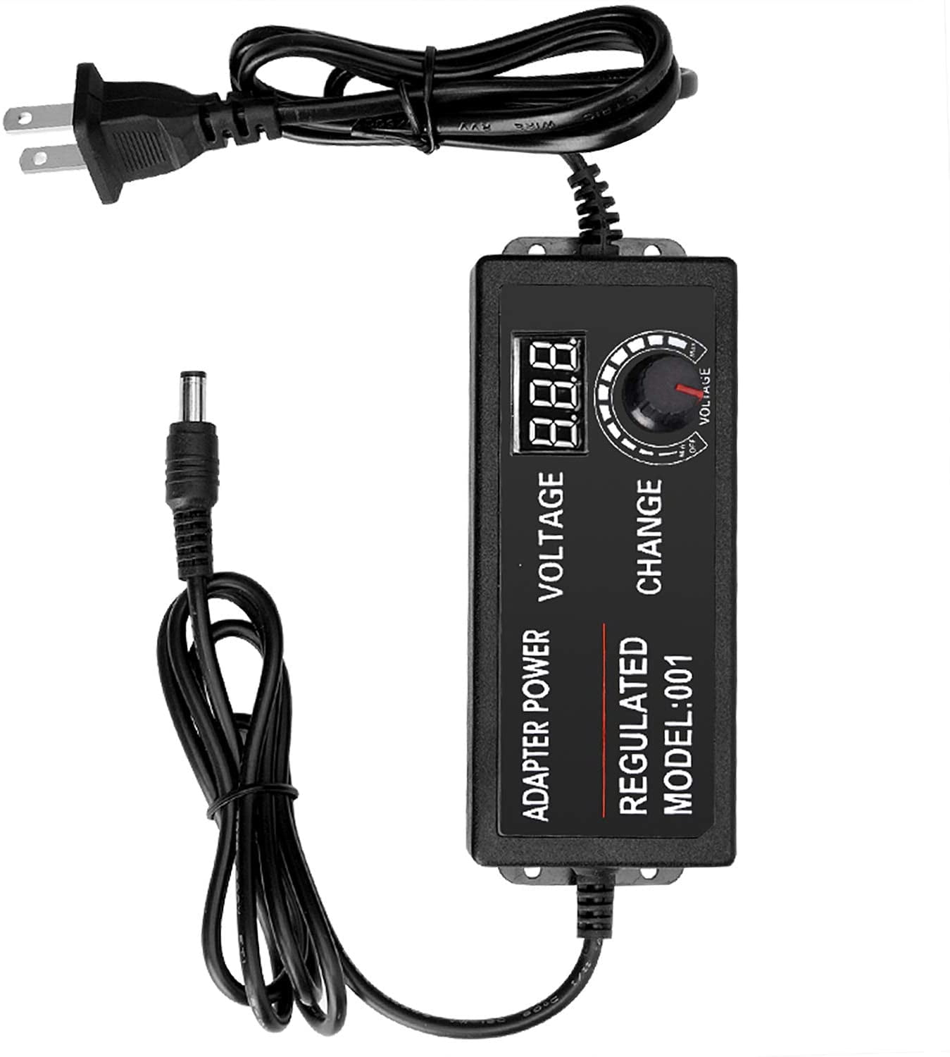 Universal Adjustable AC/DC Switching Power Adapter,100240V to 924V 3A 5060hz Power Supply
