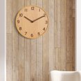 thumbnail image 3 of Reloj colgante de pared, reloj colgante de madera, reloj de pared, reloj de pared silencioso, decoración para sala de estar, 3 of 7