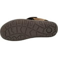 thumbnail image 4 of NEKTA/ke'nekt/, Men's Fisherman Open-Toe Leather Sandals Black 14, 4 of 5