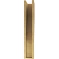 thumbnail image 4 of 6"W x 12"D x 36"H Thin Clemmons Rough Cedar Woodgrain TimberThane Corbel, Primed Tan, 4 of 6