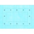 thumbnail image 1 of Ahgly Company Indoor Rectangle Solid Light Blue Modern Area Rugs, 4' x 6', 1 of 4