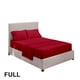 thumbnail image 1 of Juego de ropa de cama para el hogar Sábana de cama Funda de colchón Funda de almohada Juego de ropa de cama de poliéster de color sólido, rojo vino, completo, 4pcs / set Eigraketly HA6267-14B, 1 of 7