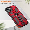 thumbnail image 2 of FIEWESEY for iPhone 14 Case,for iPhone 14 Pro Case,for iPhone 14 Plus Case,for iPhone 14 Pro Max Case,Military Grade Hard Shockproof Built-in Kickstand Armor Cover for iPhone 14 Plus(Red), 2 of 7