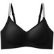 thumbnail image 4 of Brasier Tela de Mantequilla Bralette Cómodo sin Costuras para Push up, sin Relleno, sin Aros, Ligeramente Forrado, para Uso Diario Mediana, 4 of 4