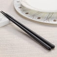 thumbnail image 2 of Palillos HUOGUO de aleación japonesa antideslizantes para sushi, 22 cm, 2 of 3
