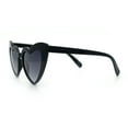 thumbnail image 6 of Girls Kid Size Heart Shape Lolita Valentine Love Sunglasses Black - Smoke, 6 of 8