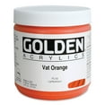 thumbnail image 2 of Golden Heavy Body Artist Acrylics - Vat Orange, 16 oz Jar, 2 of 2
