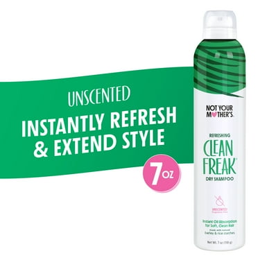 Not Your Mother's Clean Freak Unscented Dry Shampoo, 7 oz