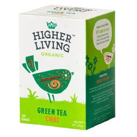 Higher Living Organic Green Tea Chai 40g (20