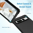 thumbnail image 3 of Elehold Rugged Case for Google Pixel 7 Hard PC Soft Silicone Hybrid Shockproof Scratch-Resistant Anti-Fingerprint Slim Thin Case For Google Pixel 7,Black, 3 of 6
