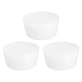 thumbnail image 1 of Uxcell 1 Pcs Tapones de Goma Sólida Blanca de Silicona, Tapones Cónicos para Fregaderos, Diámetro de 74 mm a 87 mm, 1 of 6