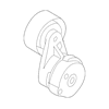 Genuine OE Kia Serpentine Tensioner - 25281-2B030