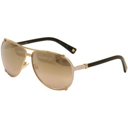 Christian Dior Women's Chicago-2/S HFB/OR Gold/Pink/Black Pilot Sunglasses 63mm