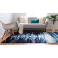 thumbnail image 3 of Unique Loom Metro Coastal Nautical Rug 9' x 12' Rectangle Navy Blue/Turquoise, 3 of 3
