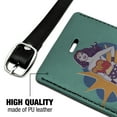 thumbnail image 3 of Wonder Woman Vintage Woman Rectangle Leather Luggage Card Suitcase Carry-On ID Tag, 3 of 8