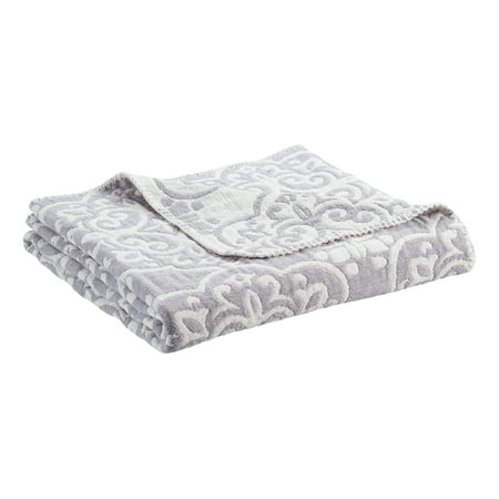 Better Homes & Gardens Jacquard Chenille Throw, 50"x 60", Grey