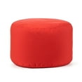 thumbnail image 1 of Pouf intérieur/extérieur Gouchee Home Soleil – Pouf rouge hydrofuge rembourré de billes de polystyrène, léger et résistant, pour terrasse, balcon ou salon, 1 of 6