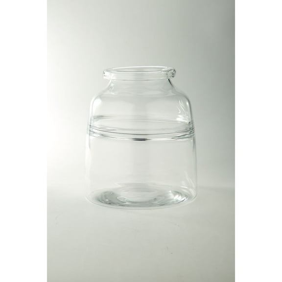 CC Home Furnishings Handblown Candy Container Glass Bud Vase - 10.5" - Clear