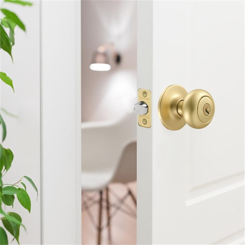 Design House 726927 Cambridge Entry Door Knob Satin Gold